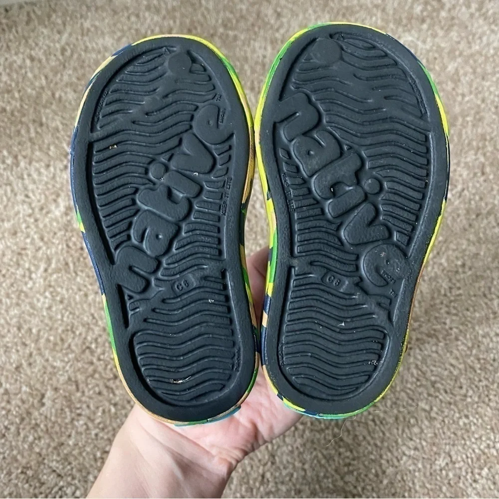 Native | Boy's Slip On Multicolor Sneakers Size 6